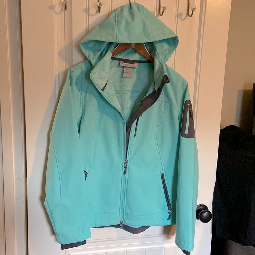 Free Country teal and grey jacket